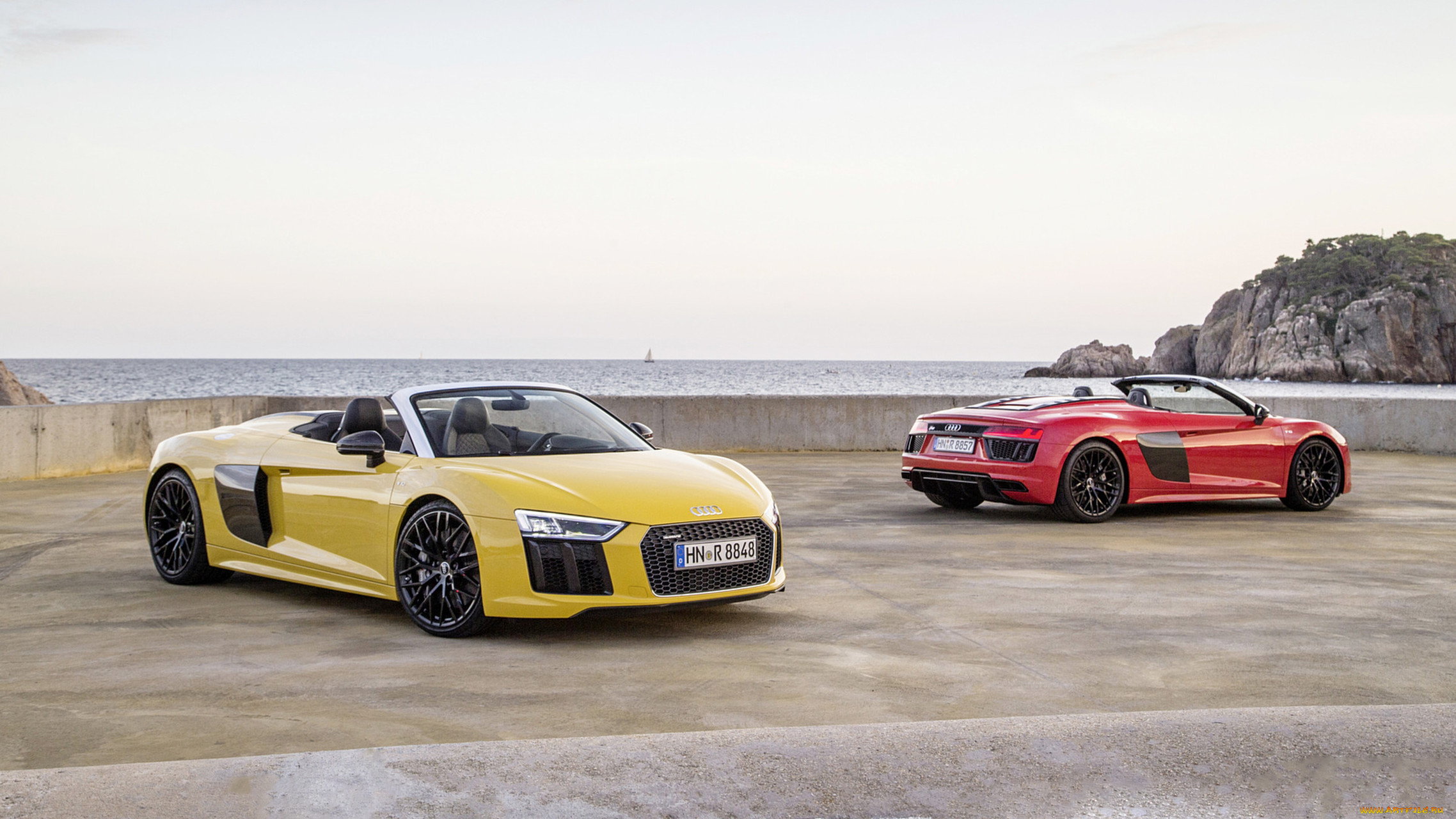 , audi, 2017, v10, spyder, r8, , 